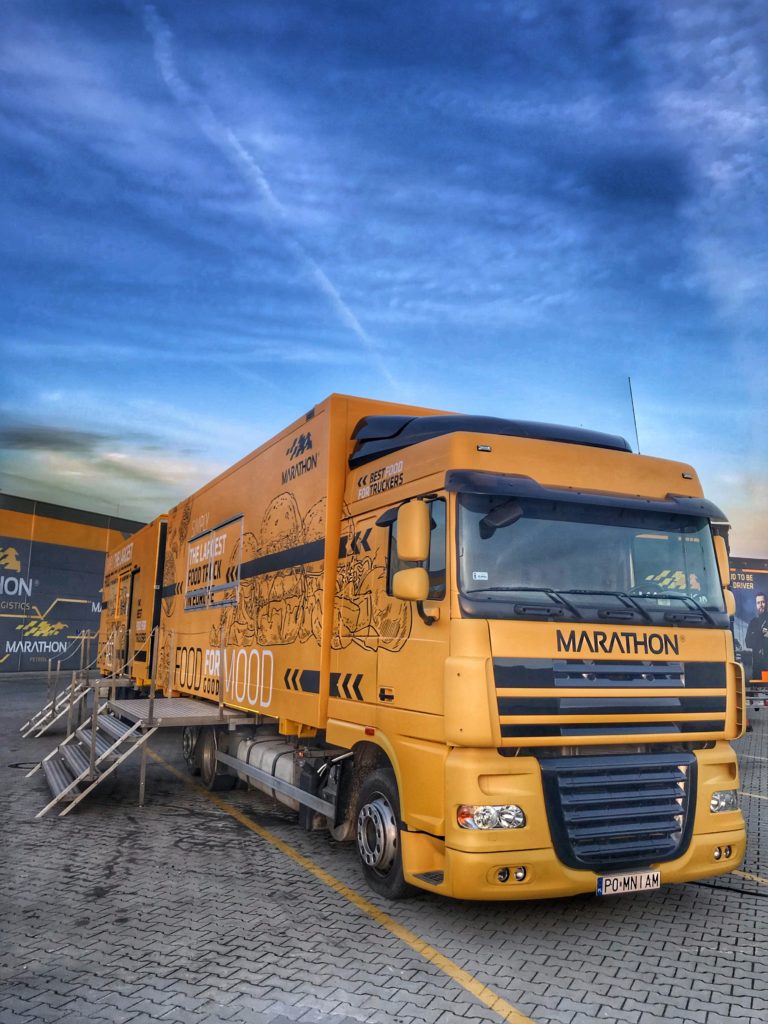 Największy food truck w Europie – Marathon International